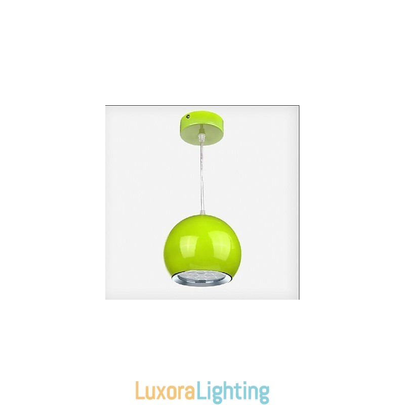 Designer Touch Decorative Modern Contemporary Globe Painting Metal Pendant Light