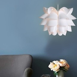Designer Touch Decorative Contemporary And Contracted The Nordic Idea White Lotus Droplight Lamp