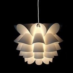 Designer Touch Decorative Contemporary And Contracted The Nordic Idea White Lotus Droplight Lamp