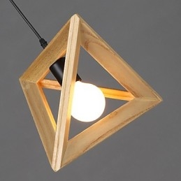Designer Touch Decorative Modern Wooden Pendant Light Simple Pendant Lamps Cafe Pendant Lamp