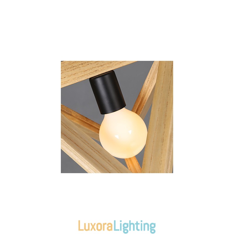 Designer Touch Decorative Modern Wooden Pendant Light Simple Pendant Lamps Cafe Pendant Lamp