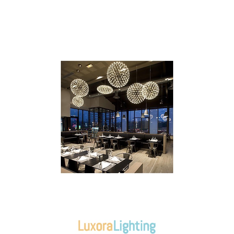 Designer Touch Decorative Contemporary Chandelier Creative Round Droplight Lamp Light