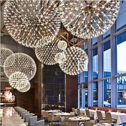 Designer Touch Decorative Contemporary Chandelier Creative Round Droplight Lamp Light