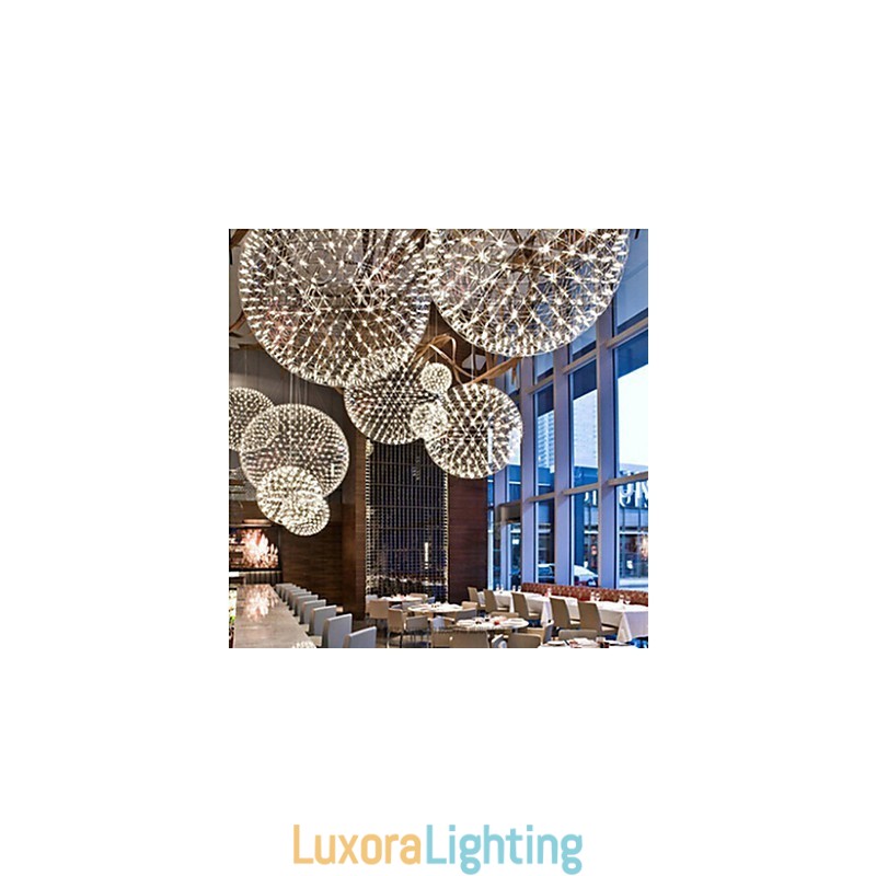 Designer Touch Decorative Contemporary Chandelier Creative Round Droplight Lamp Light