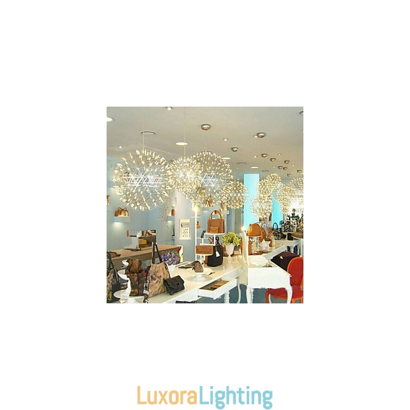 Designer Touch Decorative Contemporary Chandelier Creative Round Droplight Lamp Light