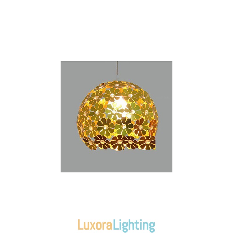 Designer Touch Decorative Modern Color Plum Flower Ball Single Head Crystal Droplight