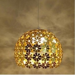 Designer Touch Decorative Modern Color Plum Flower Ball Single Head Crystal Droplight