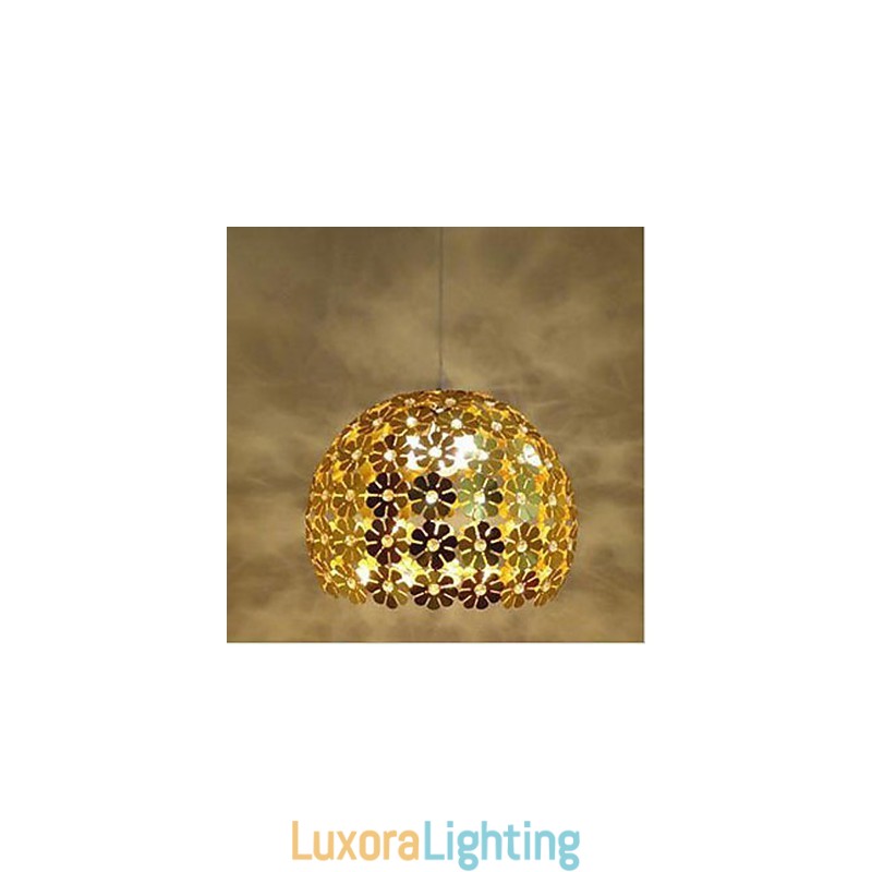 Designer Touch Decorative Modern Color Plum Flower Ball Single Head Crystal Droplight