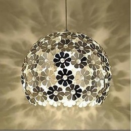 Designer Touch Decorative Modern Color Plum Flower Ball Single Head Crystal Droplight