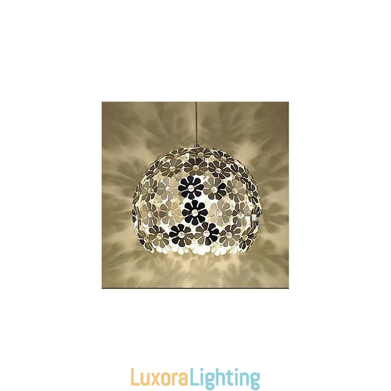 Designer Touch Decorative Modern Color Plum Flower Ball Single Head Crystal Droplight