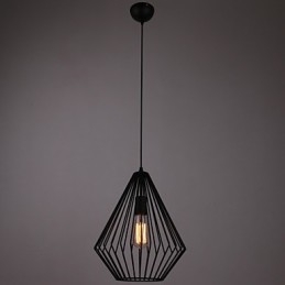 Designer Touch Decorative Mini Pendant Diamonds Lamp 1 Light Painting Processing