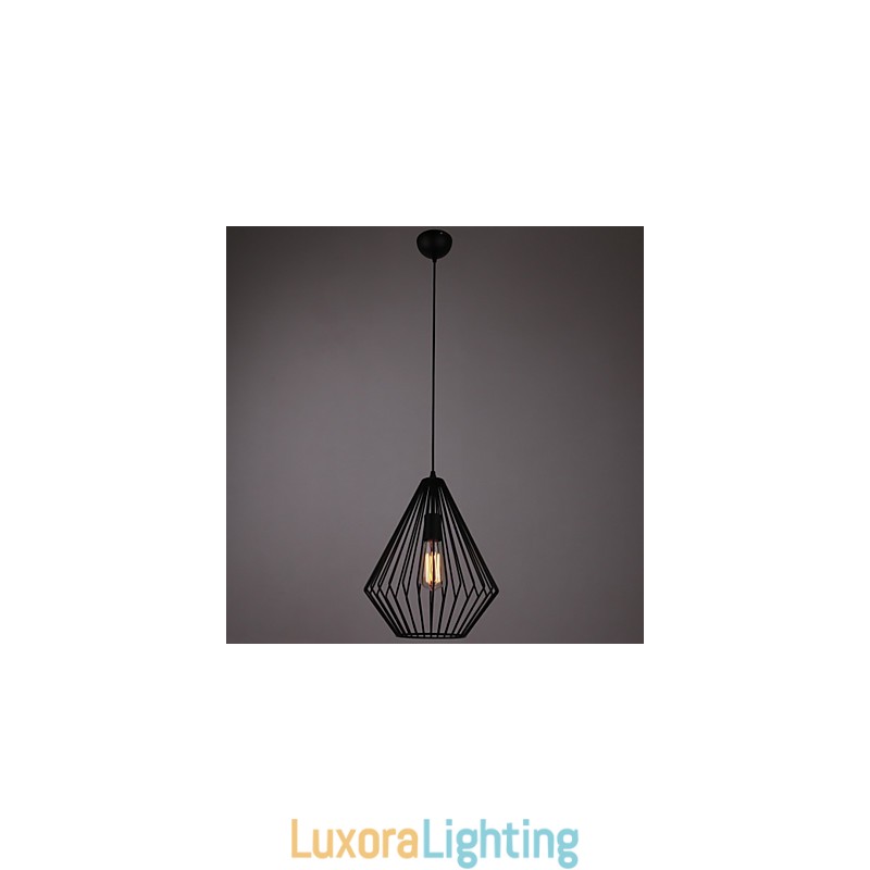 Designer Touch Decorative Mini Pendant Diamonds Lamp 1 Light Painting Processing