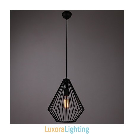 Designer Touch Decorative Mini Pendant Diamonds Lamp 1 Light Painting Processing