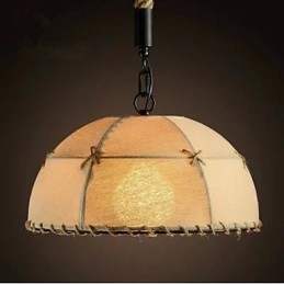 Designer Touch Decorative A Brief Vogue Lights Semicircle Hemp Rope Chandelier