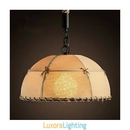 Designer Touch Decorative A Brief Vogue Lights Semicircle Hemp Rope Chandelier
