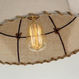Designer Touch Decorative A Brief Vogue Lights Semicircle Hemp Rope Chandelier