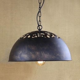 Designer Touch Decorative American Industry Wrought Iron Chain Hoist Nostalgia Half A Circle Droplight Restoring Ancient Ways
