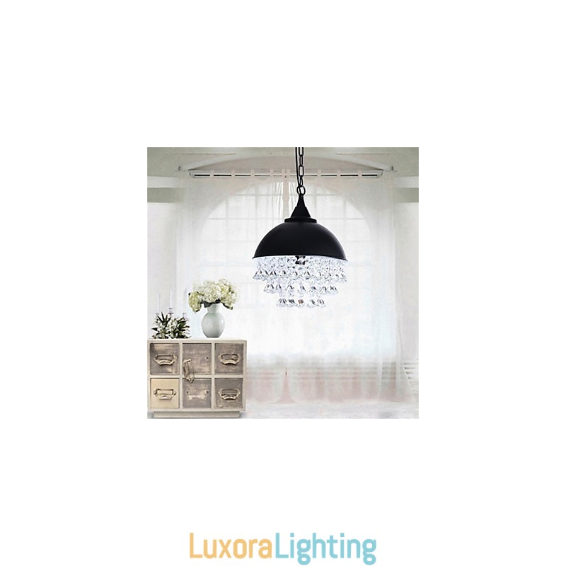 Designer Touch Decorative American Retro Minimalist Single Head Apple Shaped Iron Chandelier