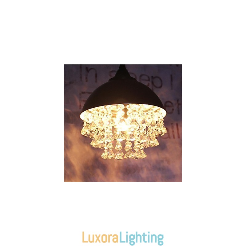 Designer Touch Decorative American Retro Minimalist Single Head Apple Shaped Iron Chandelier