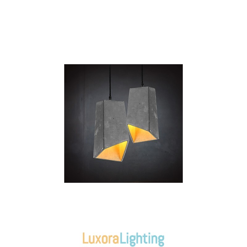 Designer Touch Decorative Contemporary And Contracted Retro Cement Pendant Lamp Light