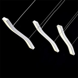 Designer Touch Decorative Wavy Design Fashion Simple Acrylic Pendant Light