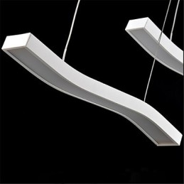 Designer Touch Decorative Wavy Design Fashion Simple Acrylic Pendant Light