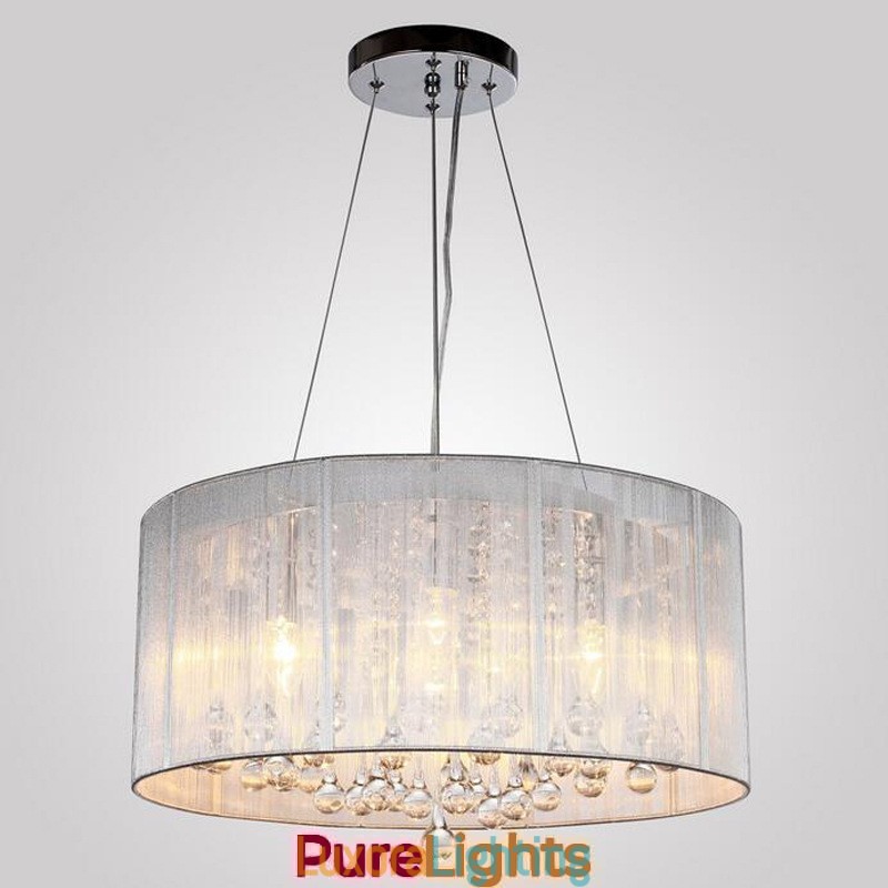 Designer Touch Decorative Traditional Classic Crystal Chrome Metal Chandelier