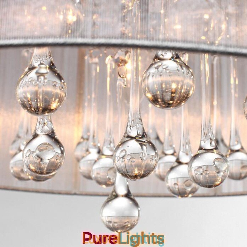 Designer Touch Decorative Traditional Classic Crystal Chrome Metal Chandelier
