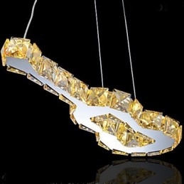 Designer Touch Decorative Modern Contemporary Crystal Metal Pendant Light