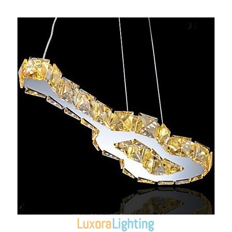Designer Touch Decorative Modern Contemporary Crystal Metal Pendant Light