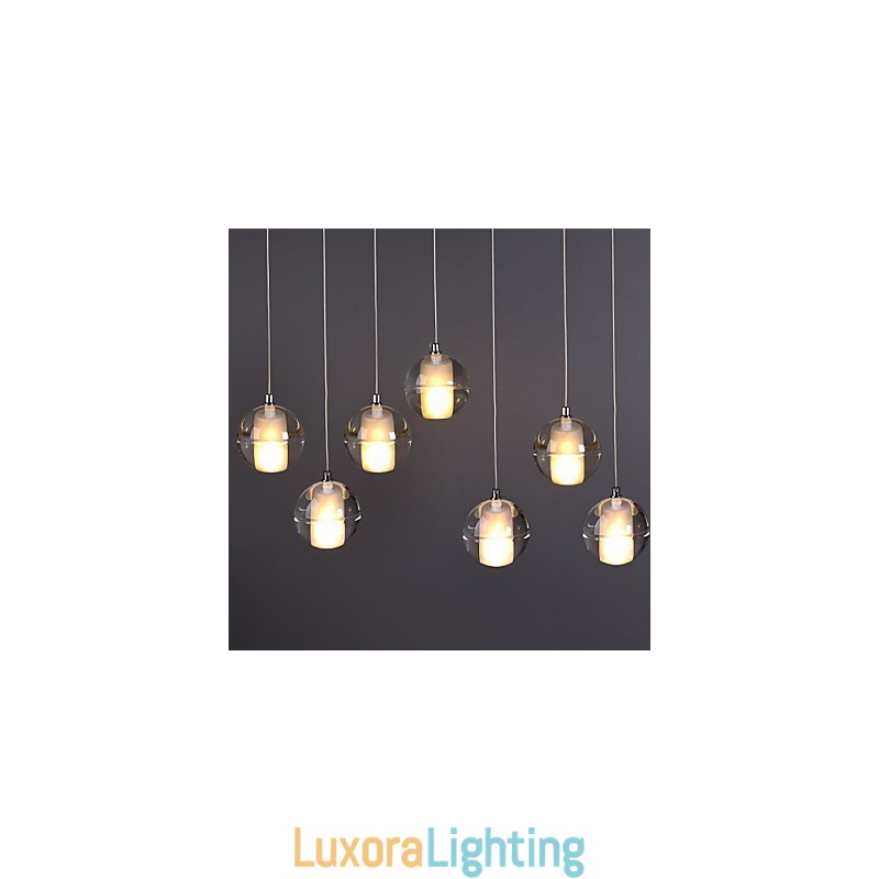 Designer Touch Decorative 1 Light Crystal Glass Stone Pendant Lamp Cafe Pendant Light Pendant Lighting