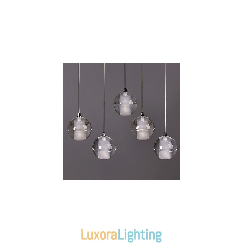 Designer Touch Decorative 1 Light Crystal Glass Stone Pendant Lamp Cafe Pendant Light Pendant Lighting