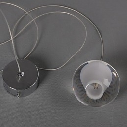 Designer Touch Decorative 1 Light Crystal Glass Stone Pendant Lamp Cafe Pendant Light Pendant Lighting