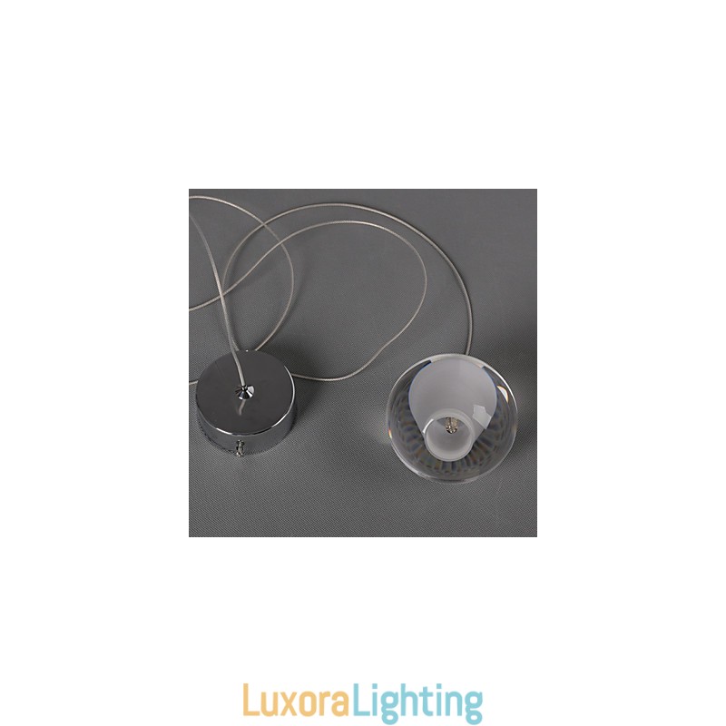 Designer Touch Decorative 1 Light Crystal Glass Stone Pendant Lamp Cafe Pendant Light Pendant Lighting