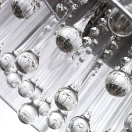 Designer Touch Decorative Traditional Classic Crystal Chrome Metal Chandelier