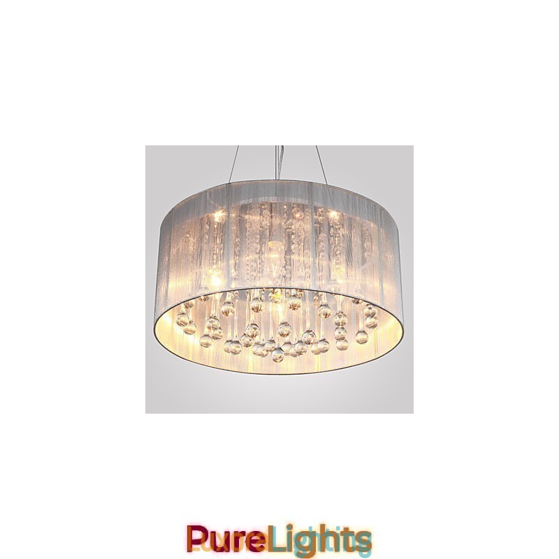 Designer Touch Decorative Traditional Classic Crystal Chrome Metal Chandelier