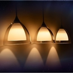 Designer Touch Decorative 1 Light Two layer Pendant Island Light Clear Glass Polished Chrome