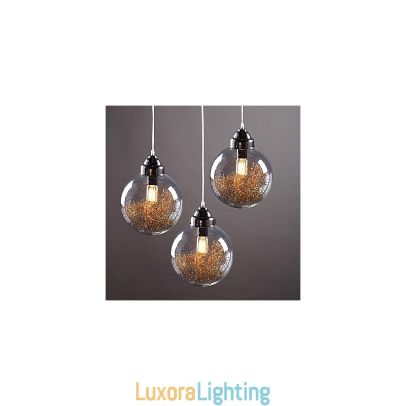 Designer Touch Decorative Modern Contemporary Traditional Classic Vintage Lantern Country Nickel Glass Pendant Light Dining