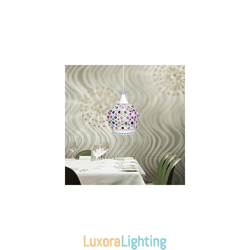 Designer Touch Decorative Style Pendant Light Crystal Contracted Modern Lamps