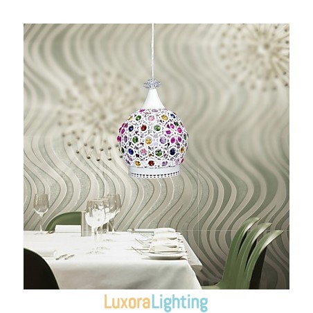 Designer Touch Decorative Style Pendant Light Crystal Contracted Modern Lamps
