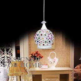 Designer Touch Decorative Style Pendant Light Crystal Contracted Modern Lamps