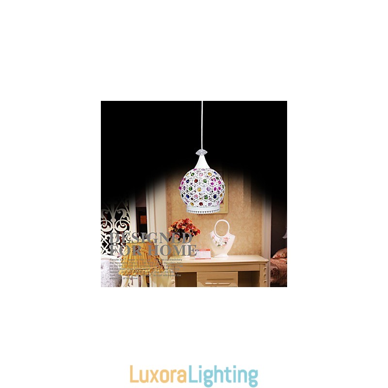 Designer Touch Decorative Style Pendant Light Crystal Contracted Modern Lamps