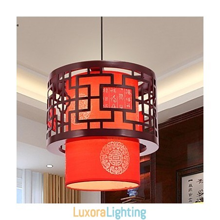 Designer Touch Decorative Single Head Meals Chandelier Archaizes Teahouse Small Droplight Lamp