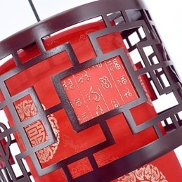 Designer Touch Decorative Single Head Meals Chandelier Archaizes Teahouse Small Droplight Lamp