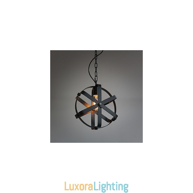 Designer Touch Decorative Vintage Style Industrial Round Pendant Light Loft Home Furnishing Chandelier