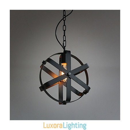 Designer Touch Decorative Vintage Style Industrial Round Pendant Light Loft Home Furnishing Chandelier