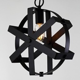 Designer Touch Decorative Vintage Style Industrial Round Pendant Light Loft Home Furnishing Chandelier