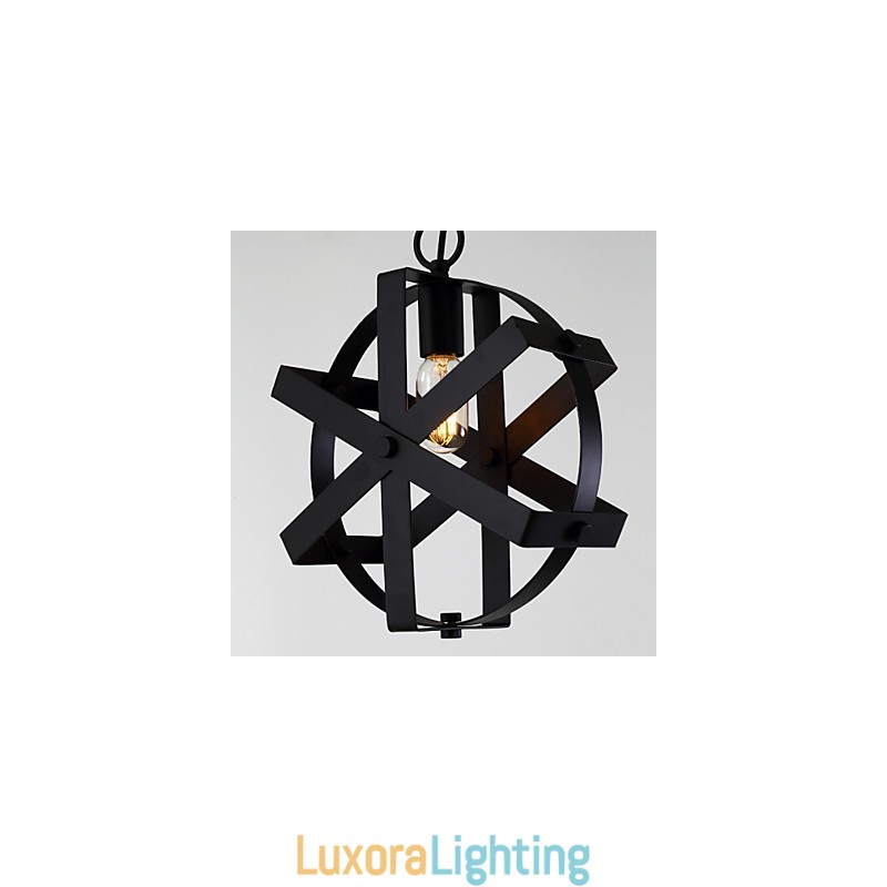 Designer Touch Decorative Vintage Style Industrial Round Pendant Light Loft Home Furnishing Chandelier