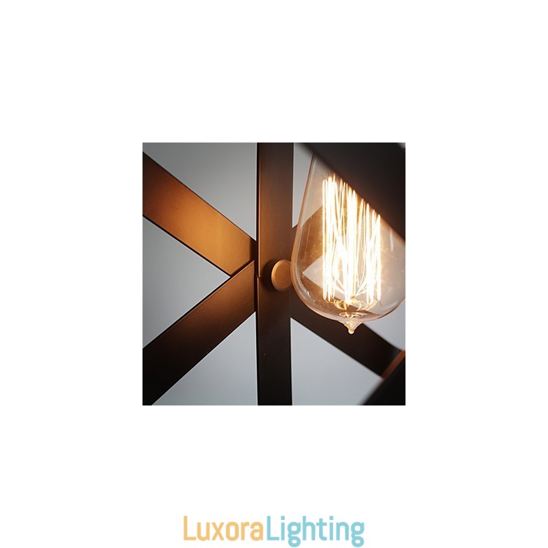 Designer Touch Decorative Vintage Style Industrial Round Pendant Light Loft Home Furnishing Chandelier