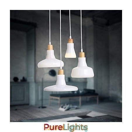 Designer Touch Decorative Creative Characteristic 4 Light Pendant with Iron Shade